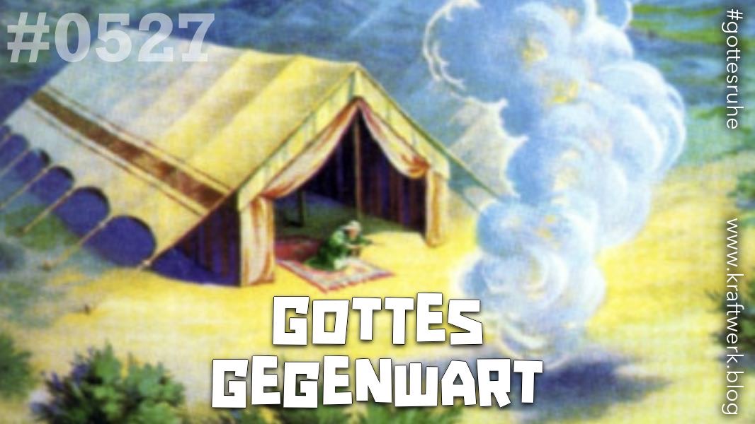 Die Hütte der Begegnung vor der die Wolkensäule Gottes steht. Das Titelbild zu dem Post „Gegenwart Gottes“ - veröffentlicht auf dem www.kraftwerk.blog #gottesruhe