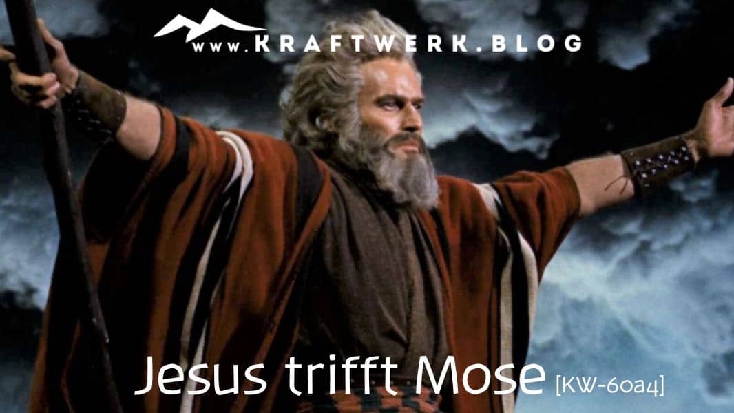 Mose beim teilen des Meeres. Titelbild zu dem Post „Jesus trifft Mose“ - veröffentlicht auf dem www.kraftwerk.blog